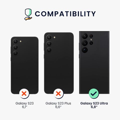 SILIKONSKA zaštitna maskica za Samsung Galaxy S23 ULTRA (crna) - Slika 3