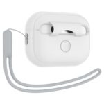 SPIGEN SILICONE FIT STRAP zaštita za APPLE AIRPODS PRO 1 / 2 (WHITE/GREY) - Slika 4
