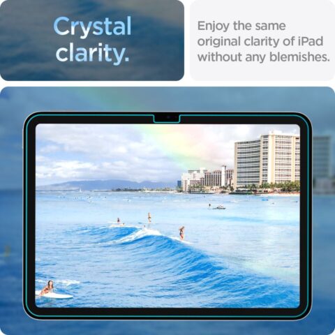 3 SPIGEN GLAS.TR SLIM kaljeno staklo za iPAD 10.9 2022 - Slika 4