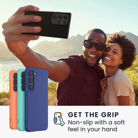 SILIKONSKA zaštitna maskica za Samsung Galaxy S23 ULTRA (crna) - Slika 4