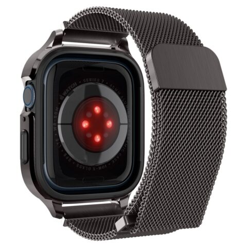 4 SPIGEN METAL FIT ”PRO” narukvica za APPLE WATCH 4/5/6/7/8/SE (44/45 mm) GRAPHITE - Slika 5
