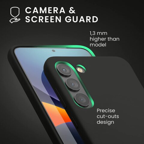 SILIKONSKA zaštitna maskica za Samsung Galaxy S23 (crna) - Slika 4