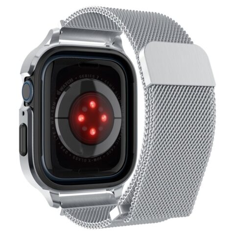 SPIGEN METAL FIT ”PRO” narukvica za APPLE WATCH 4/5/6/7/8/SE (44/45 mm) SILVER - Slika 6