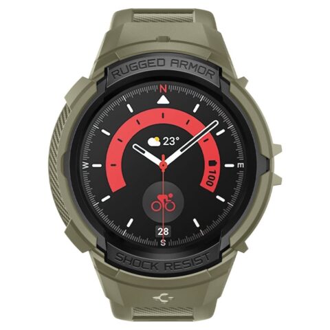 6 SPIGEN RUGGED ARMOR ”PRO” GALAXY WATCH 5 PRO 45 mm (VINTAGE KHAKI) - Slika 7