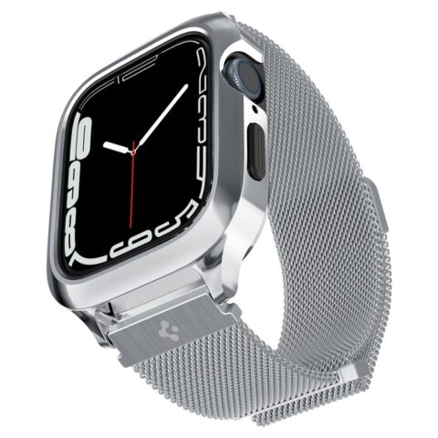 SPIGEN METAL FIT ”PRO” narukvica za APPLE WATCH 4/5/6/7/8/SE (44/45 mm) SILVER - Slika 1