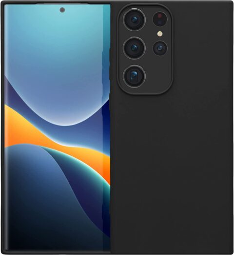 SILIKONSKA zaštitna maskica za Samsung Galaxy S23 ULTRA (crna) - Slika 8