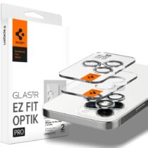 SPIGEN OPTIK.TR ”EZ FIT” CAMERA PROTECTOR 2 komada za iPHONE 14 PRO / 14 PRO MAX (SILVER)