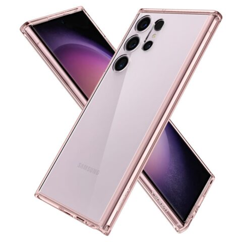 7 SPIGEN ULTRA HYBRID zaštita za Samsung GALAXY S23 ULTRA (ROSE CRYSTAL) - Slika 8