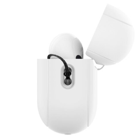 SPIGEN SILICONE FIT STRAP zaštita za APPLE AIRPODS PRO 1 / 2 (WHITE/GREY) - Slika 9