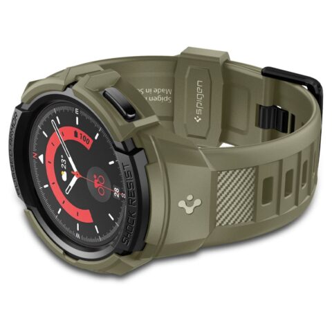 9 SPIGEN RUGGED ARMOR ”PRO” GALAXY WATCH 5 PRO 45 mm (VINTAGE KHAKI) - Slika 10