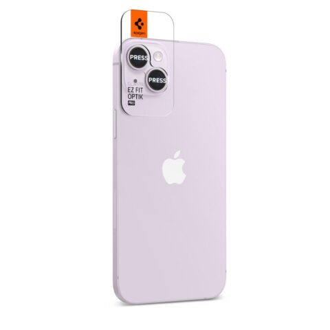 1 SPIGEN OPTIK.TR ”EZ FIT” CAMERA PROTECTOR 2 komada za iPHONE 14 / 14 PLUS (PURPLE) - Slika 2