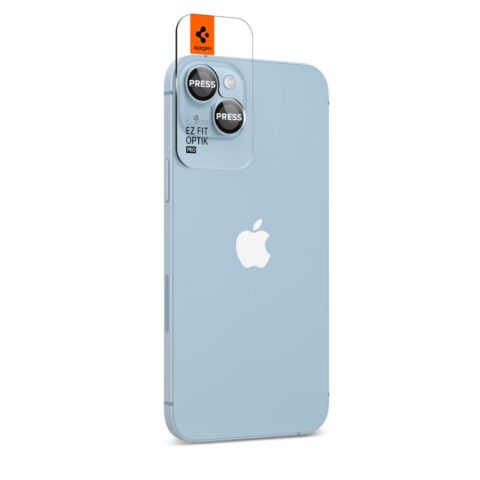 1 SPIGEN OPTIK.TR ”EZ FIT” CAMERA PROTECTOR 2 komada za iPHONE 14 / 14 PLUS (BLUE) - Slika 2