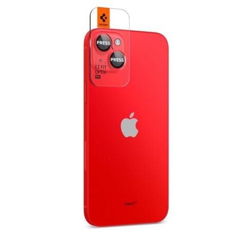 1 SPIGEN OPTIK.TR ”EZ FIT” CAMERA PROTECTOR 2 komada za iPHONE 14 / 14 PLUS (RED) - Slika 2