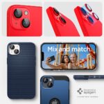 SPIGEN OPTIK.TR ”EZ FIT” CAMERA PROTECTOR 2 komada za iPHONE 14 / 14 PLUS (RED) - Slika 11