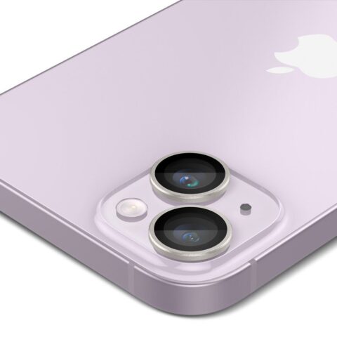 3 SPIGEN OPTIK.TR ”EZ FIT” CAMERA PROTECTOR 2 komada za iPHONE 14 / 14 PLUS (PURPLE) - Slika 4