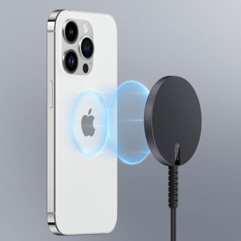 3 ESR HaloLock MINI MAGNETIC bežični punjač (crni) - Slika 1