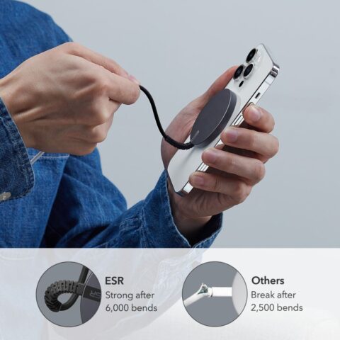 ESR HaloLock MINI MAGNETIC bežični punjač (crni) - Slika 2