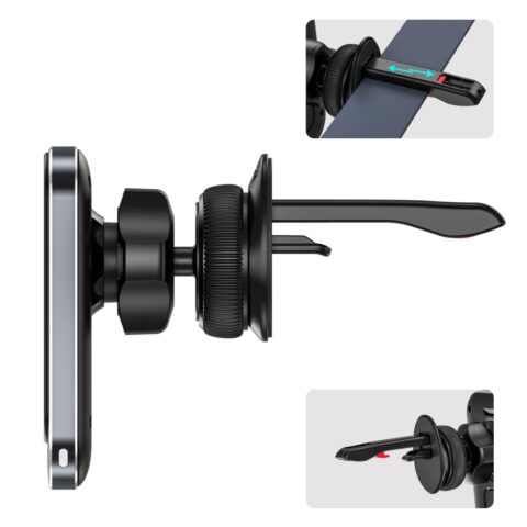 TECH-PROTECT MM15W-V2 MAGNETIC MAGSAFE VENT nosač i bežični punjač 15W - Slika 4