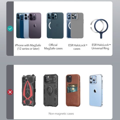 ESR HaloLock MINI MAGNETIC bežični punjač (silver) - Slika 2