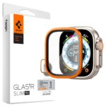 SPIGEN GLAS.TR SLIM PRO kaljeno staklo za APPLE WATCH ULTRA (49 mm) ORANGE - Slika 11