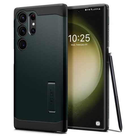 17 SPIGEN TOUGH ARMOR zaštita za Samsung GALAXY S23 ULTRA (ABYSS GREEN) - Slika 1