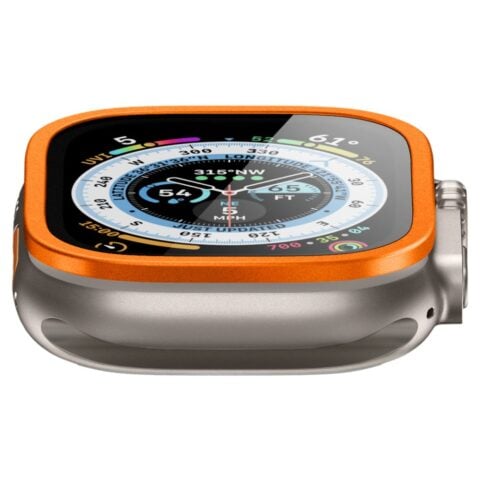 SPIGEN GLAS.TR SLIM PRO kaljeno staklo za APPLE WATCH ULTRA (49 mm) ORANGE - Slika 5