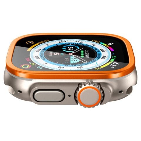 SPIGEN GLAS.TR SLIM PRO kaljeno staklo za APPLE WATCH ULTRA (49 mm) ORANGE - Slika 8