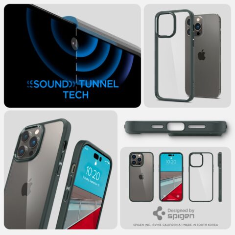 12 SPIGEN ULTRA HYBRID zaštita za iPHONE 14 PRO (ABYSS GREEN) - Slika 13