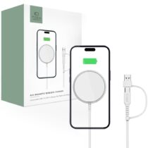 TECH-PROTECT QI15W-A25 MAGNETIC MAGSAFE bežični punjač (bijeli)