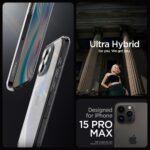 SPIGEN ULTRA HYBRID zaštita za iPHONE 15 PRO MAX (SPACE CRYSTAL) - Slika 7