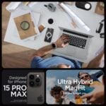 SPIGEN ULTRA HYBRID MAGSAFE zaštita za iPHONE 15 PRO (bijela) - Slika 10