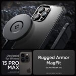 SPIGEN RUGGED ARMOR MAG MAGSAFE za iPHONE 15 PRO (MATTE BLACK) - Slika 12