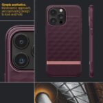 CASEOLOGY PARALLAX MAG MAGSAFE zaštita za iPhone 15 PRO MAX (BURGUNDY) - Slika 7