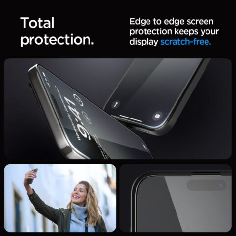 SPIGEN GLAS.TR ”EZ FIT” FC 2 komada za iPHONE 15 PRO - Slika 9