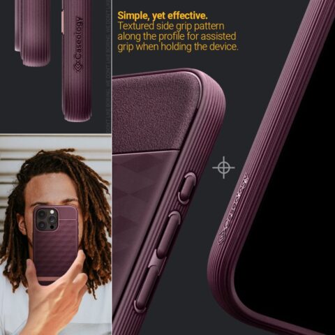 CASEOLOGY PARALLAX MAG MAGSAFE zaštita za iPhone 15 PRO MAX (BURGUNDY) - Slika 3
