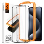 SPIGEN ALM GLASS FC 2X kaljena stakla za iPHONE 15 PRO MAX