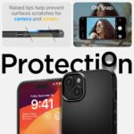 SPIGEN THIN FIT zaštita za iPHONE 15 PLUS (crna) - Slika 4