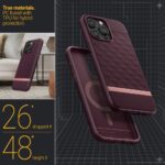 CASEOLOGY PARALLAX MAG MAGSAFE zaštita za iPhone 15 PRO MAX (BURGUNDY) - Slika 5