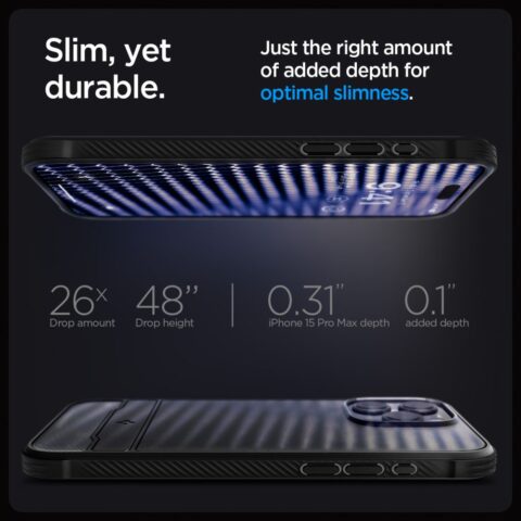 SPIGEN RUGGED ARMOR MAG MAGSAFE za iPHONE 15 PRO (MATTE BLACK) - Slika 6