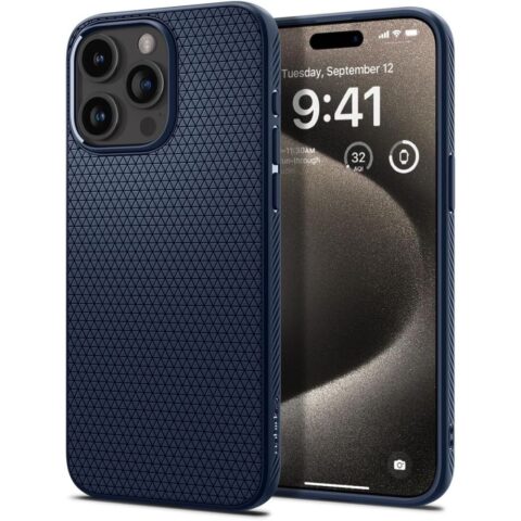 SPIGEN LIQUID AIR zaštita za iPHONE 15 PRO MAX (navy blue) - Slika 1