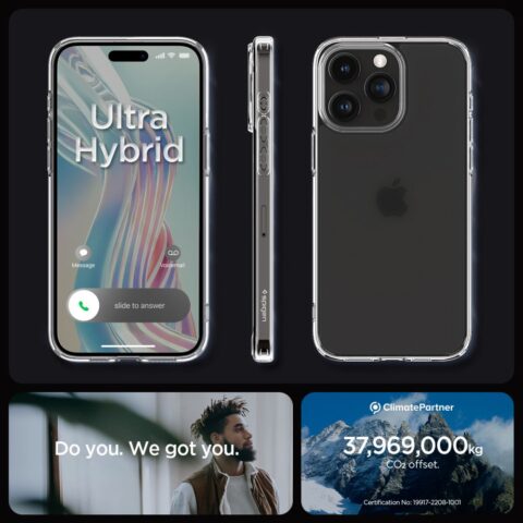 SPIGEN ULTRA HYBRID zaštita za iPHONE 15 PRO (FROST CLEAR) - Slika 2
