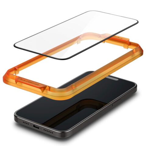 SPIGEN ALM GLASS FC 2X kaljena stakla za iPHONE 15 PRO MAX - Slika 6