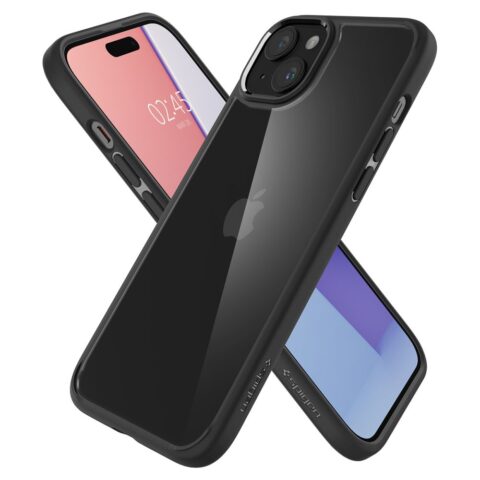 SPIGEN ULTRA HYBRID zaštita za iPHONE 15 PLUS (MATTE BLACK) - Slika 11