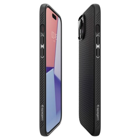 SPIGEN LIQUID AIR zaštita za iPHONE 15 PLUS (crni) - Slika 13