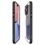 SPIGEN ULTRA HYBRID MAGSAFE zaštita za iPHONE 15 PRO MAX (FROST BLACK) - Slika 9