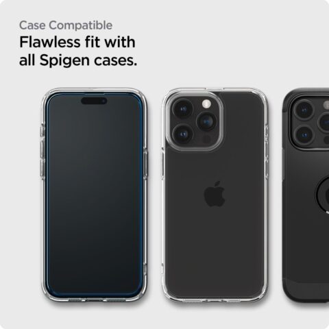 SPIGEN ALM GLASS FC 2X kaljena stakla za iPHONE 15 PRO MAX - Slika 4