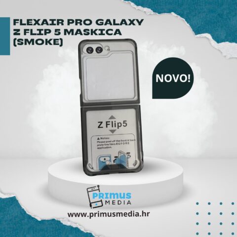 White and Blue Modern Shoes Product Sale Instagram Post (5) FLEXAIR zaštita za Samsung GALAXY Z FLIP 5 (smoke) - Slika 1
