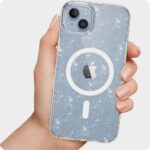 TECH-PROTECT FLEXAIR HYBRID MAGSAFE zaštita za iPHONE 15 (GLITTER CLEAR) - Slika 3