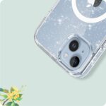 TECH-PROTECT FLEXAIR HYBRID MAGSAFE zaštita za iPHONE 15 (GLITTER CLEAR) - Slika 4