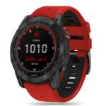 TECH-PROTECT ICONBAND PRO narukvica GARMIN FENIX 5 / 6 / 6 PRO / 7 crveno/crna